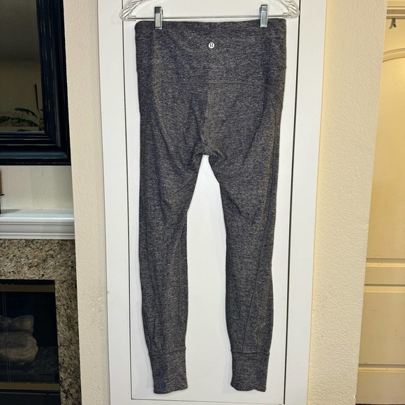 Lululemon Heathered Grey Leggings Size 8 - Picture 5 of 6